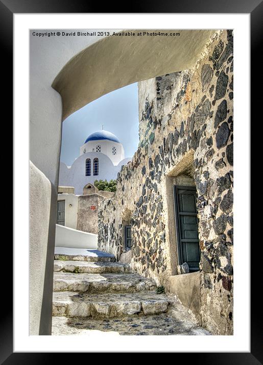 Timeless Greece Framed Mounted Print by David Birchall