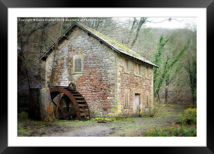 The Old Watermill, Derbyshire Framed Mounted Print by David Birchall