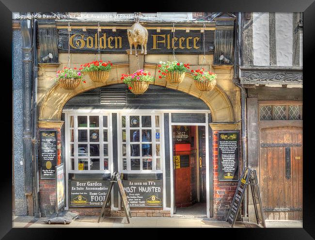 Golden Fleece pub in York Framed Print by David Birchall