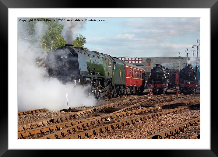 The Steam Railway  Framed Mounted Print by David Birchall