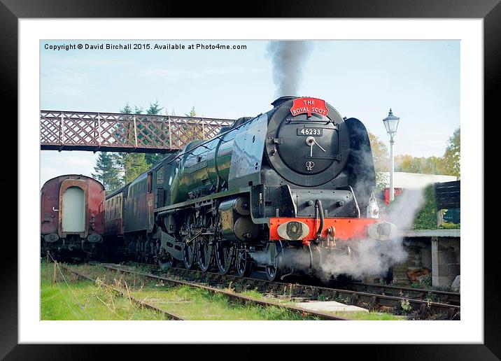 46233 Duchess Of Sutheralnd at Butterley Framed Mounted Print by David Birchall