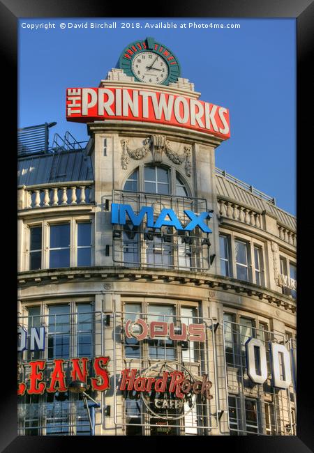 The Printworks, Manchester Framed Print by David Birchall