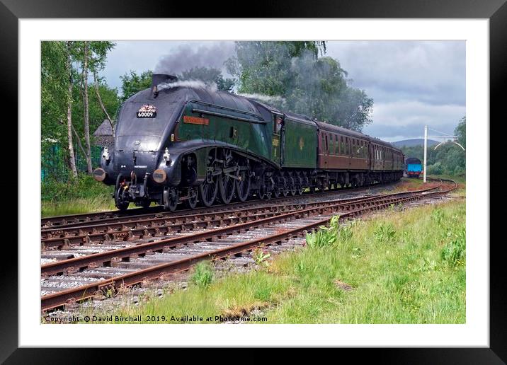 A4 Pacific 60009 Union Of South Africa Framed Mounted Print by David Birchall