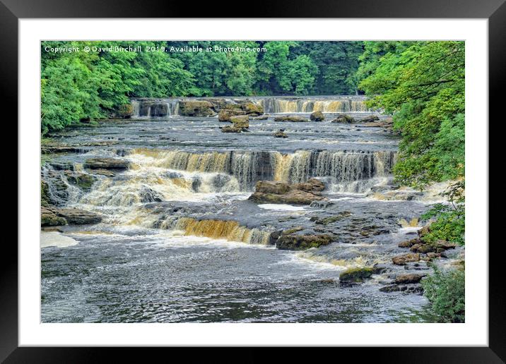 Aysgarth Falls, Yorkshire. Framed Mounted Print by David Birchall