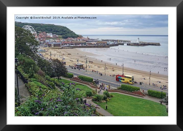 Scarborough Beach Framed Mounted Print by David Birchall