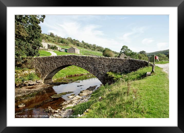 Yockenthwaite in Yorkshire Dales. Framed Mounted Print by David Birchall