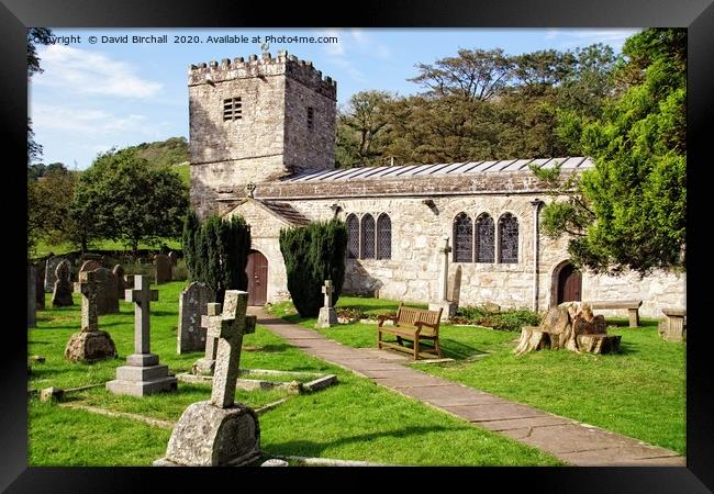 St. Michael and All Angels Church, Hubberholme. Framed Print by David Birchall