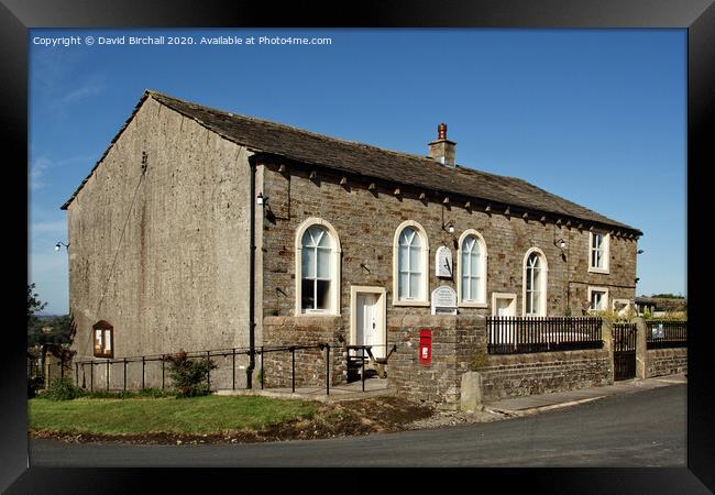 Salem Congregational Church at Martin Top, Clither Framed Print by David Birchall