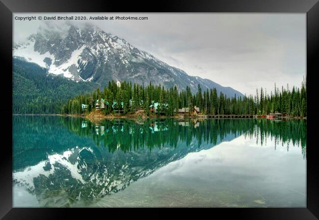 Emerald Lake, Canada Framed Print by David Birchall