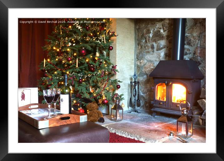 Christmas Glow Framed Mounted Print by David Birchall