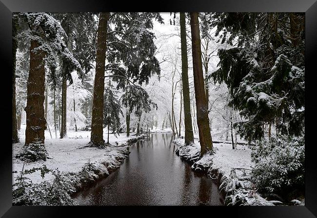 Blackwater in Winter Framed Print by Alan Sutton