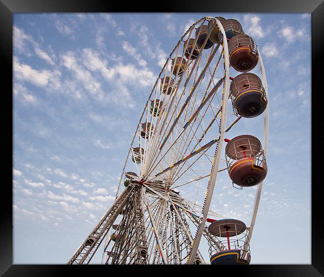 Ferris wheel Framed Print by A B