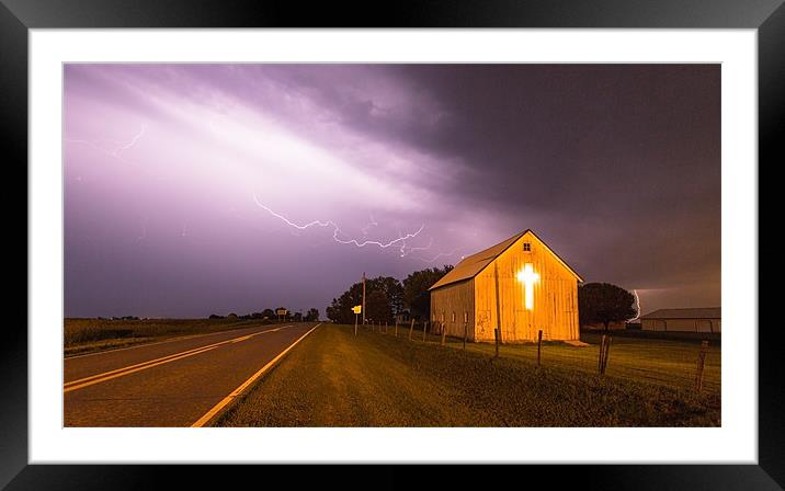 Gods Anger Framed Mounted Print by Edgars Erglis