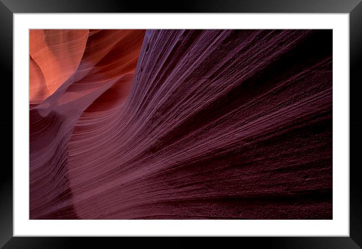 Navajo Lines Framed Mounted Print by Edgars Erglis