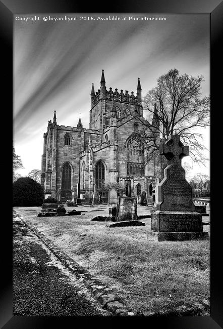 Dunfermline Abbey long exposure Framed Print by bryan hynd