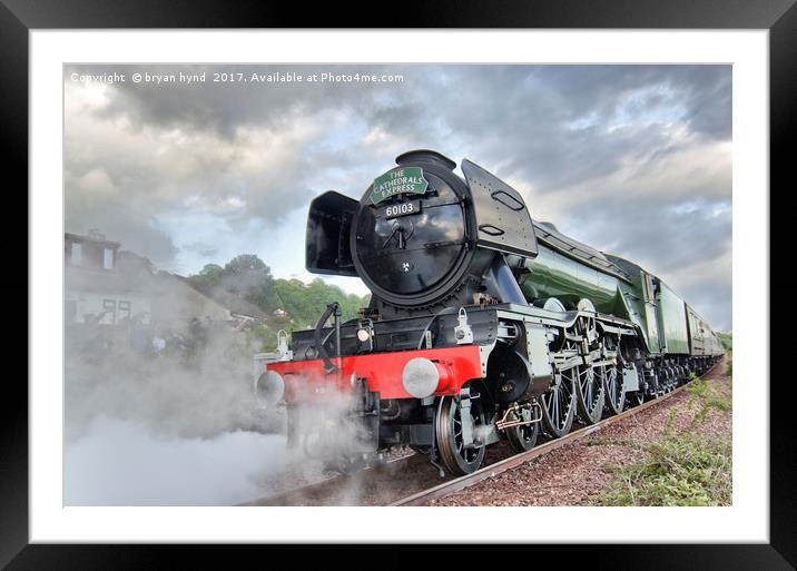The Flying Scotsman Framed Mounted Print by bryan hynd