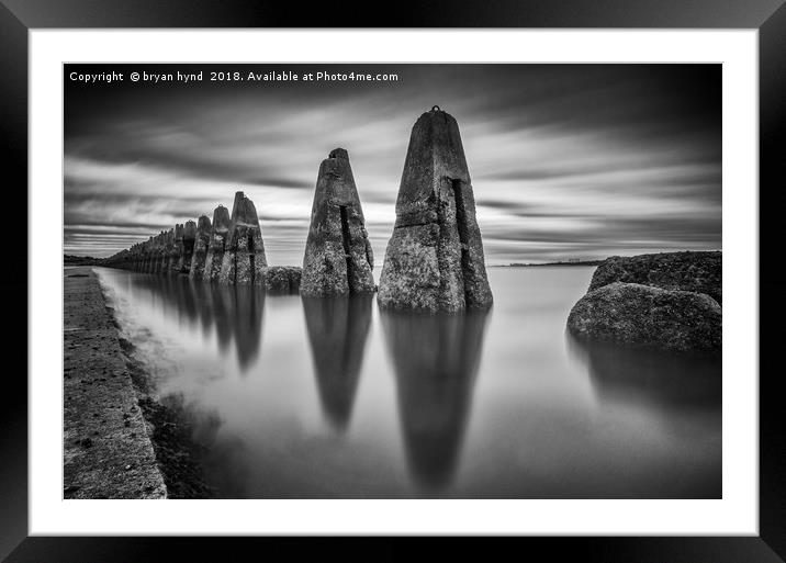 The Causeway Framed Mounted Print by bryan hynd