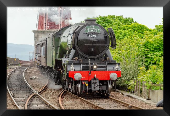 The Scotsman and the Bridge  Framed Print by bryan hynd