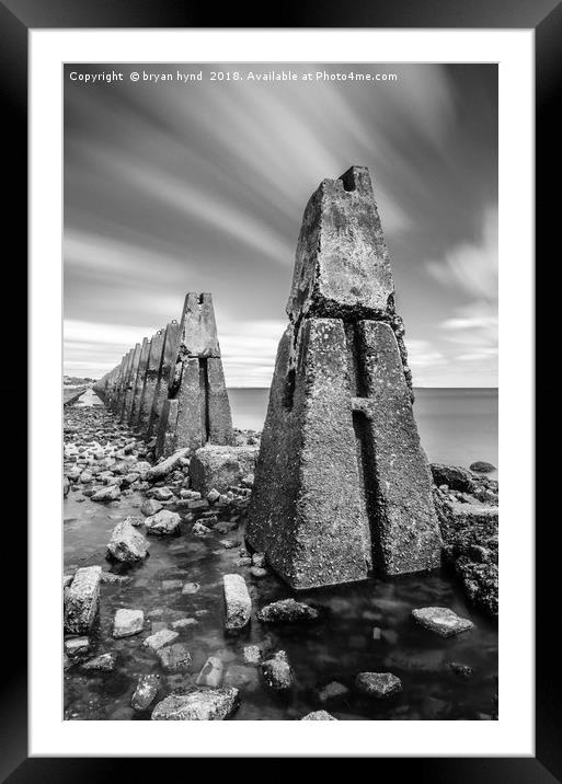 Cramond Portrait Framed Mounted Print by bryan hynd