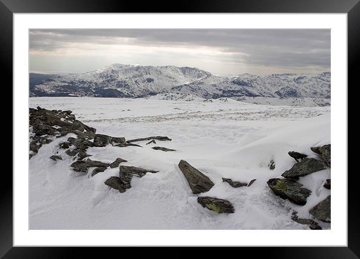 Wetherlam from Fairfield Horseshoe Framed Mounted Print by Steve Jackson