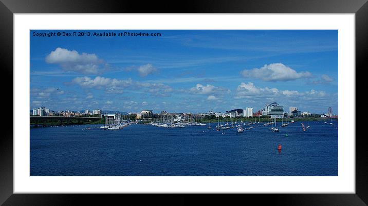 Cardiff Bay/ Tiger Bay Framed Mounted Print by Bex R