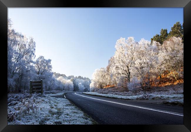 Winter on the Chase Framed Print by Dan Kemsley