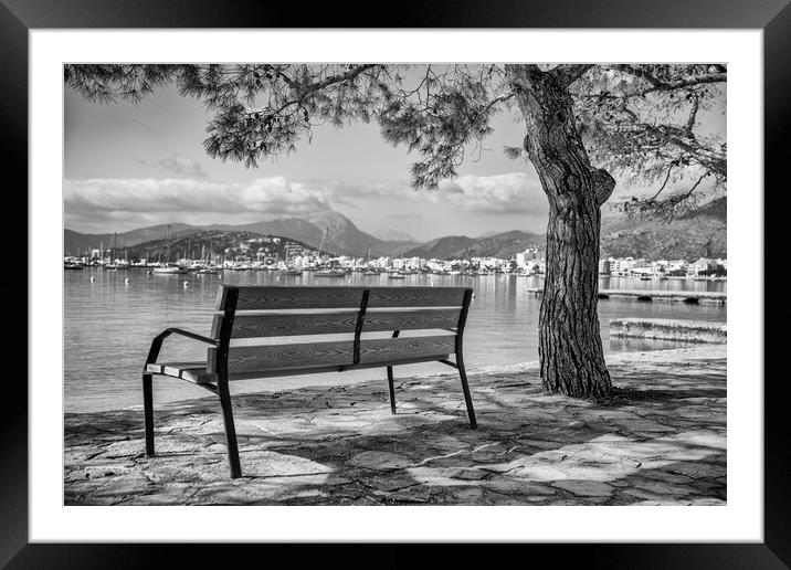 It's never black and white Framed Mounted Print by Perry Johnson