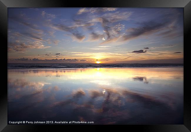 Reflections Framed Print by Perry Johnson