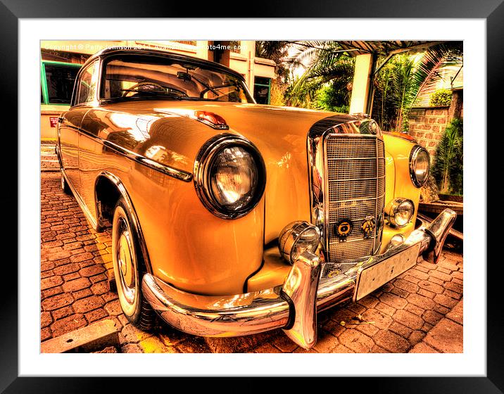 Old Man's Merc Framed Mounted Print by Perry Johnson