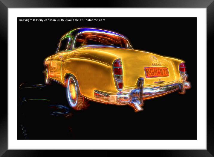  Old Man's Merc Framed Mounted Print by Perry Johnson