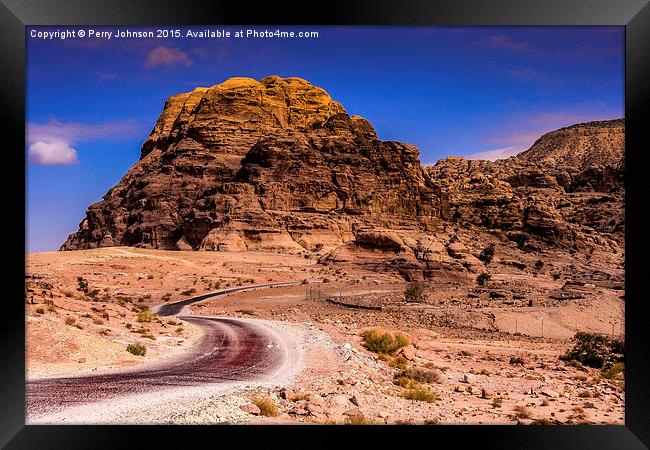  Road to Nowhere Framed Print by Perry Johnson