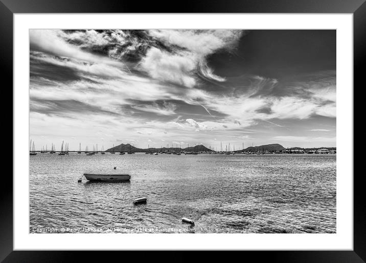 Bay of Pollensa Framed Mounted Print by Perry Johnson