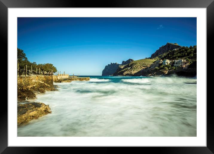 Cala after the storm Framed Mounted Print by Perry Johnson