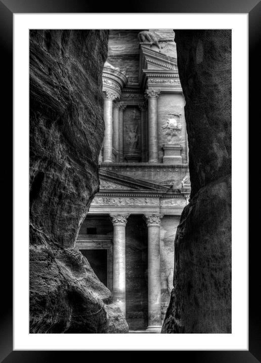 Petra Framed Mounted Print by Perry Johnson