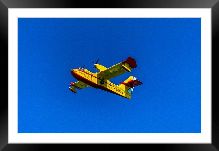 Sea plane  Framed Mounted Print by Perry Johnson
