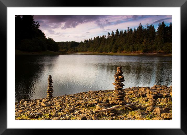 Stone Towers Framed Mounted Print by Steven Dunn-Sims