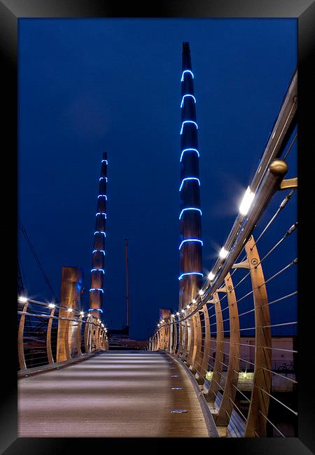 Harbour bridge Framed Print by Steven Dunn-Sims