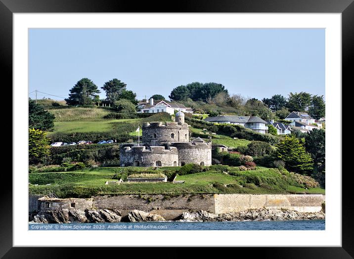 St Mawes Castle Framed Mounted Print by Rosie Spooner