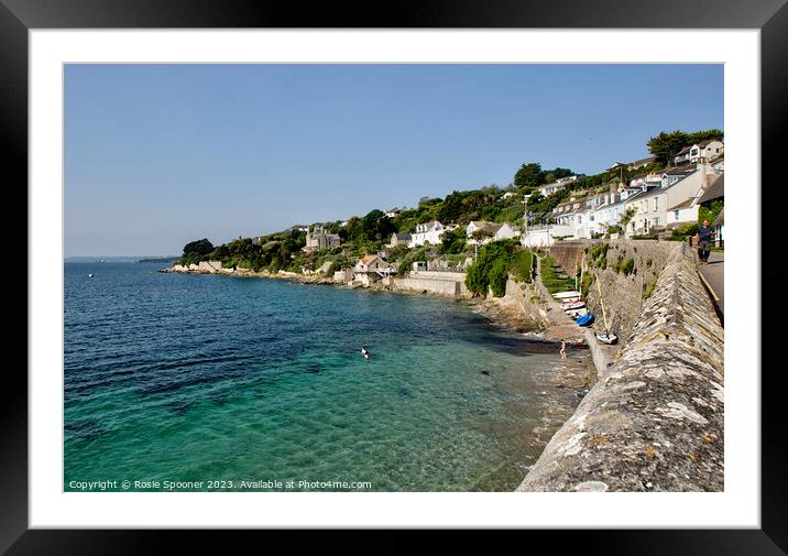 St Mawes in Cornwall  Framed Mounted Print by Rosie Spooner