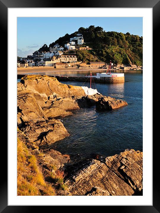 Portrait of Looe Framed Mounted Print by Rosie Spooner