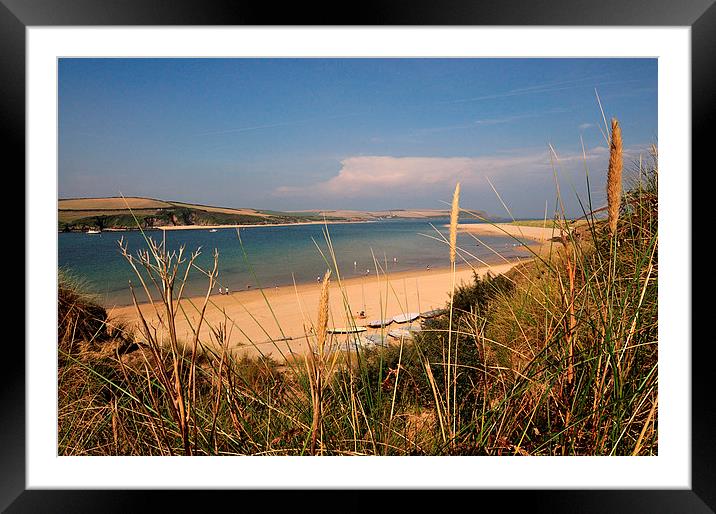  The River Camel viewed from Rock Cornwall Framed Mounted Print by Rosie Spooner