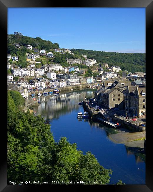The River Looe early on a summer's morning Framed Print by Rosie Spooner