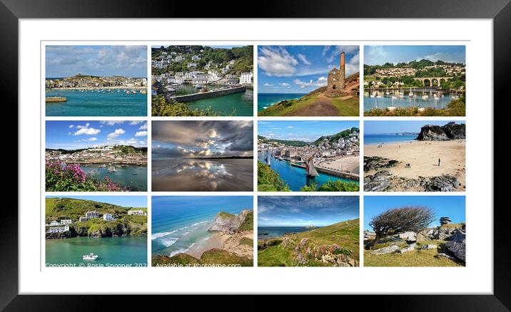 Cornwall views through the seasons Framed Mounted Print by Rosie Spooner