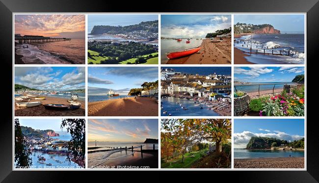 Teignmouth and Shaldon throughout the seasons Framed Print by Rosie Spooner