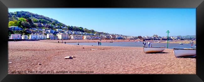 Shaldon From Teignmouth Framed Print by Peter F Hunt