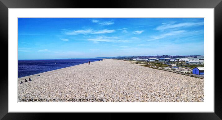 Jurassic Coast Beach Dorset Framed Mounted Print by Peter F Hunt