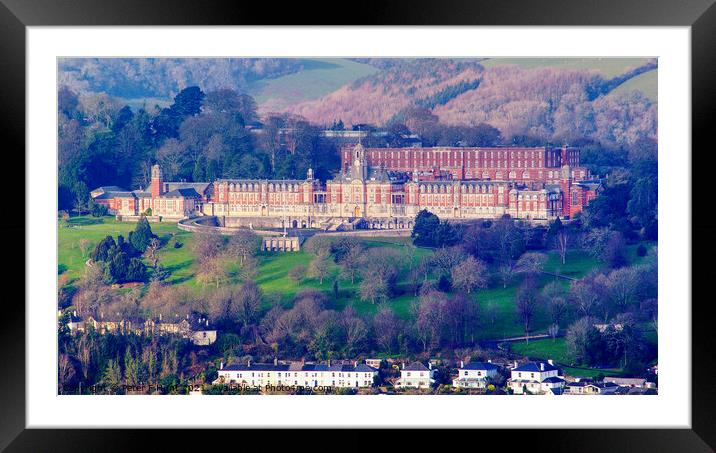 Britannia Royal Naval College Dartmouth Framed Mounted Print by Peter F Hunt