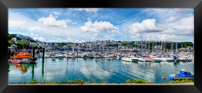 Brixham From The Breakwater Framed Print by Peter F Hunt