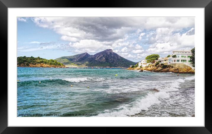 Sant Elm And Dragon Island  Framed Mounted Print by Peter F Hunt