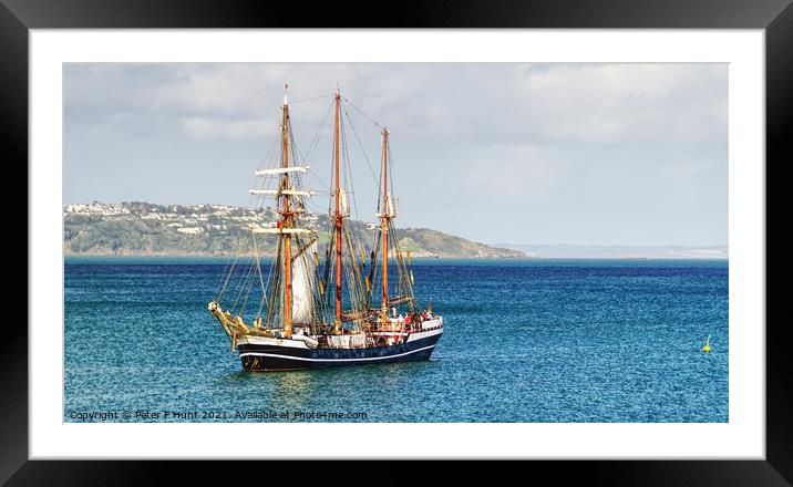 Sail Training Ship Thor Heyerdahl  Framed Mounted Print by Peter F Hunt